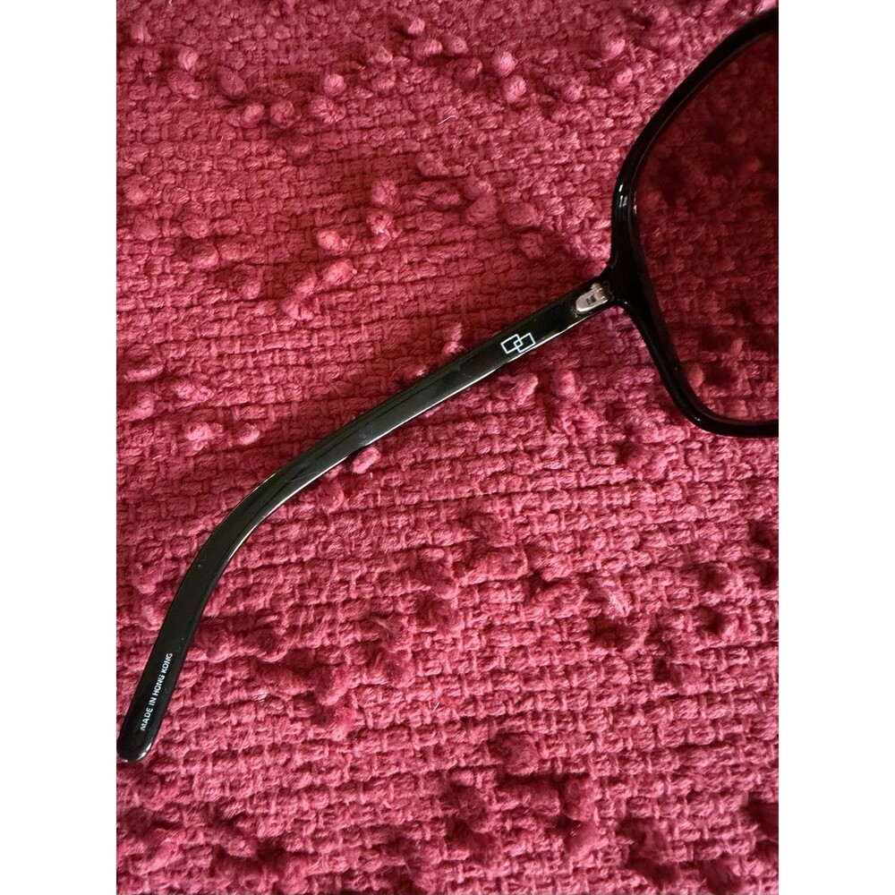 RARE VTG Liz Claiborne Eyeglasses Oversized 1980s LC 19 BLK Prescription Glasses - Picture 5 of 11